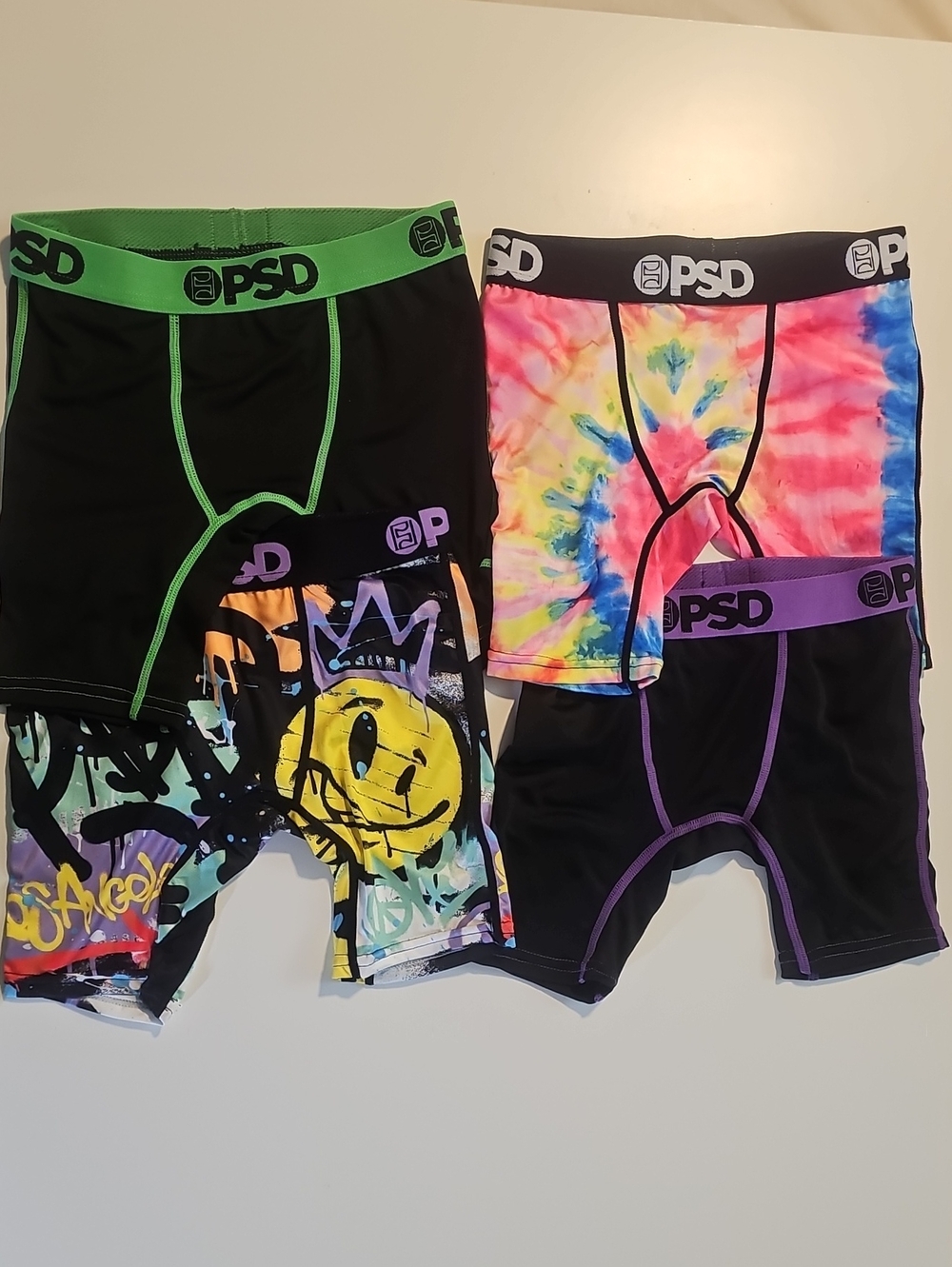 PSD Youth Small Boxer Briefs Pack of 4